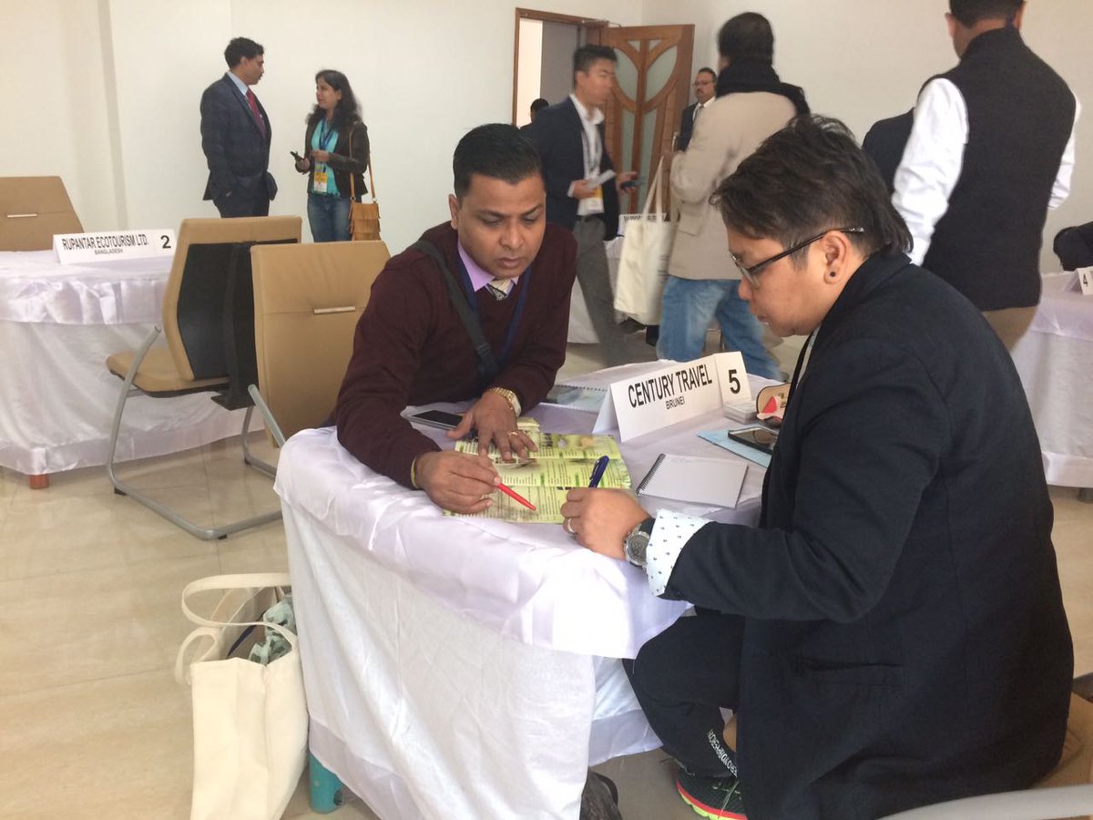 incredibleindia's tweet photo. #ITM2016 HAPPENING NOW: B2B meetings #Manipur https://t.co/rB0NknsAJK