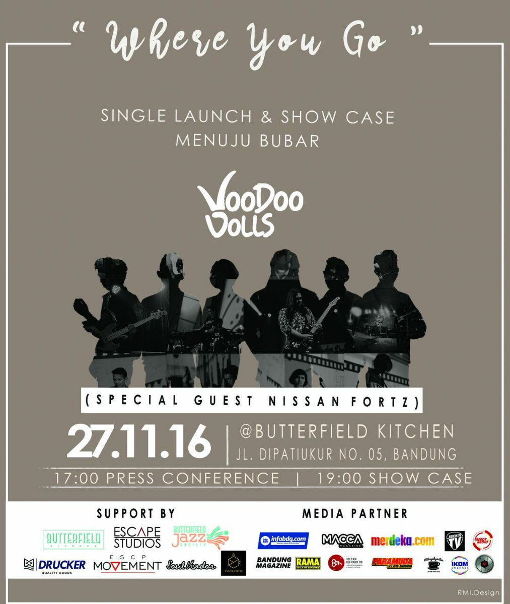 InfoBdgEvent's tweet photo. BESOK! Single Launch &amp; Show Case Menuju Bubar @VDDolls di @butterfieldbdg start 7pm | Special guest Nissan Fortz https://t.co/itDtyydJCZ
