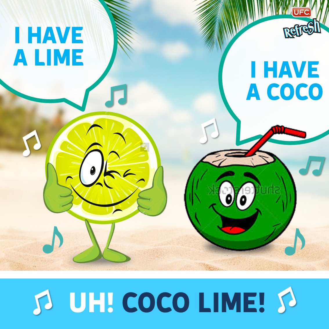 ufcrefreshcoco's tweet photo. Here's our anthem for the weekend. Sing with us, coco lovers! #UFCrefreshcoco #coconutdaily #CoconutWater https://t.co/wZ51TPKVuo