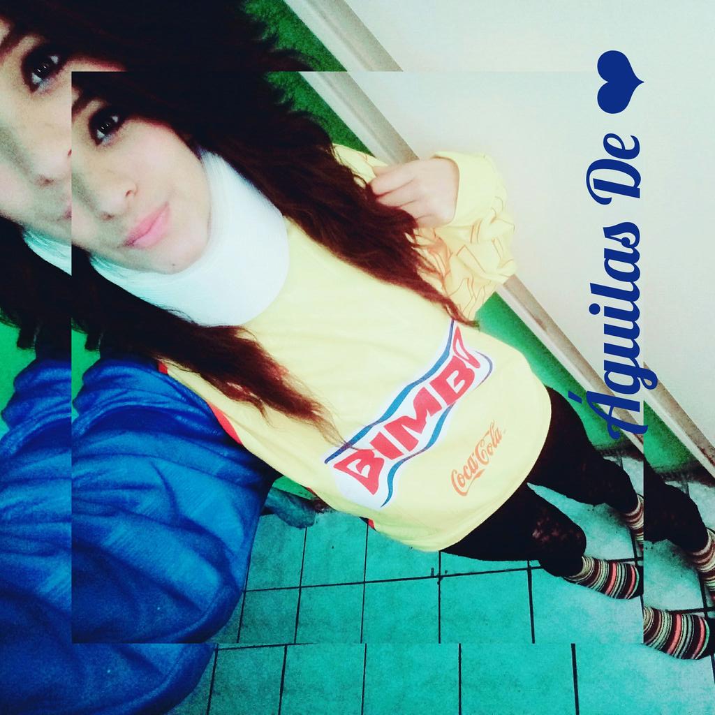 MiYesny's tweet photo. #TiroDirecto 
Vamos Mis Aguilas💪😍💛💙 https://t.co/mz4MemASyD
