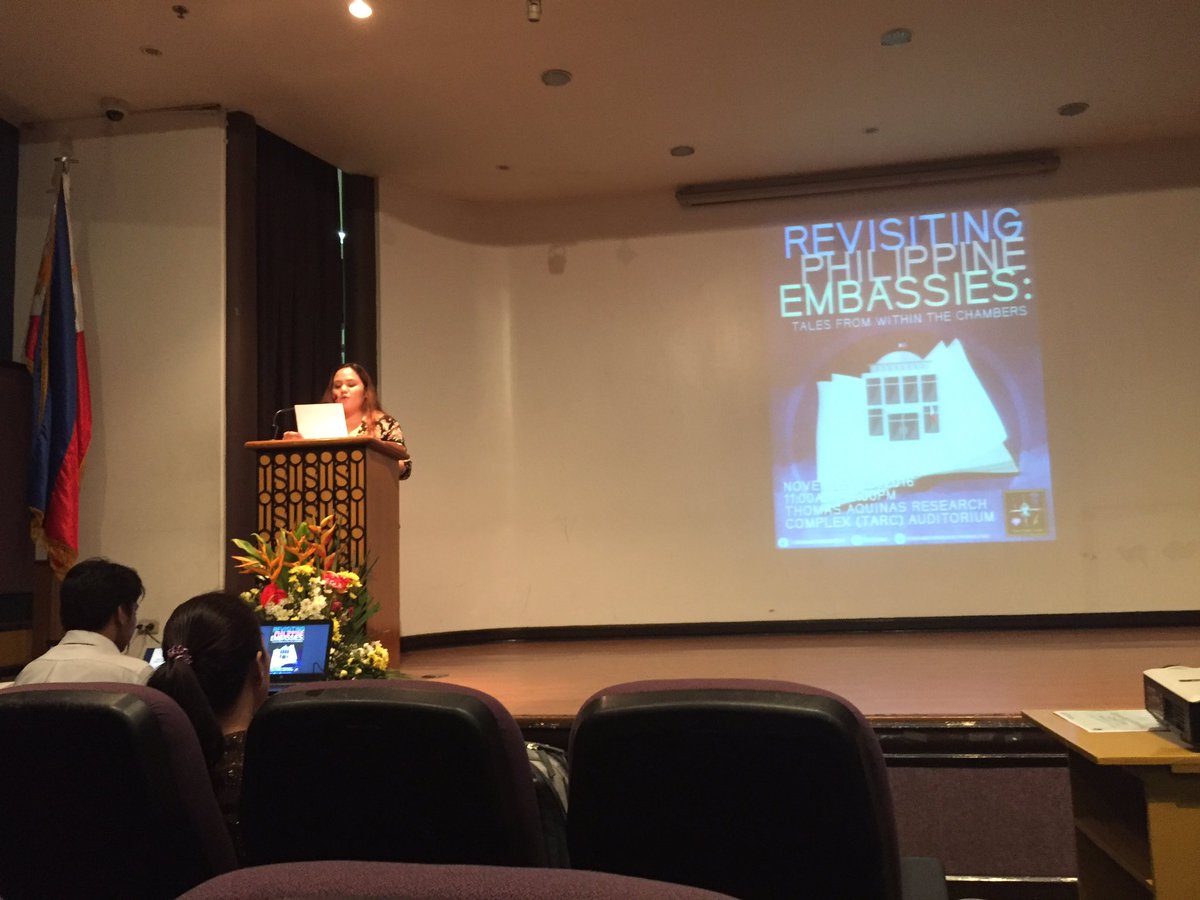 assoc_ust's tweet image. Now happening:

Revisiting Philippine Embassies: Tales within the Chambers

#BeyondAS #ASWeek