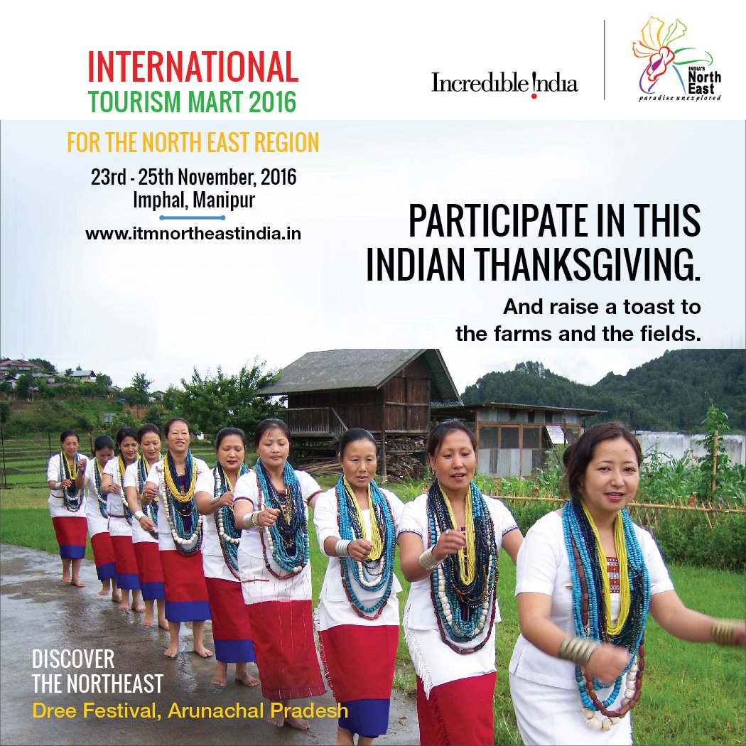 incredibleindia's tweet photo. An agricultural festival celebrated by the Apatani tribe of Arunachal Pradesh ~ Dree Festival #ParadiseUnexplored #ITM2016 https://t.co/v9gM2T9CY1