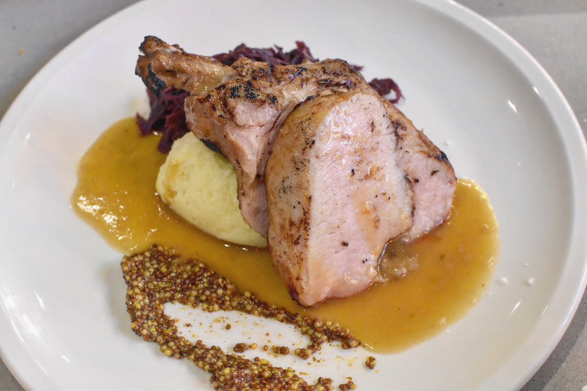 lindork's tweet photo. We tried a bunch of dishes @TheRecRoomCa's #Three10 restaurant tonight! Delicious sous vide brined pork chop, dip, bacon jam, cocktails!🍸 https://t.co/LAVoor36sR
