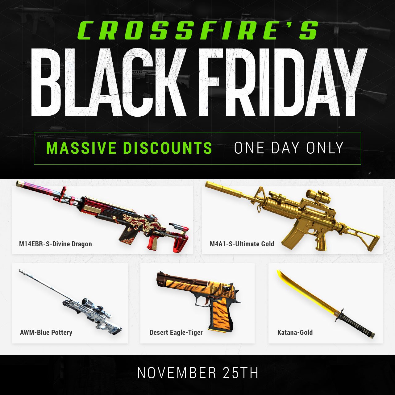 Crossfire West On Twitter Black Friday Is On Now Take Advantage Of Our Massive Discounts And Chances To Win With Rixty And Our 1 Day Raffle Https T Co 9zasi0ch8h Https T Co Fymtbhe7oz