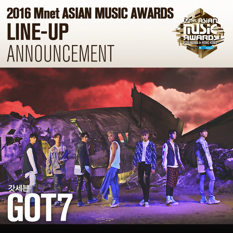 MAMA 2016 Line up: Тэён, Тэмин, BewhY, Monsta X, Got7 подтвердили свое участие в премии