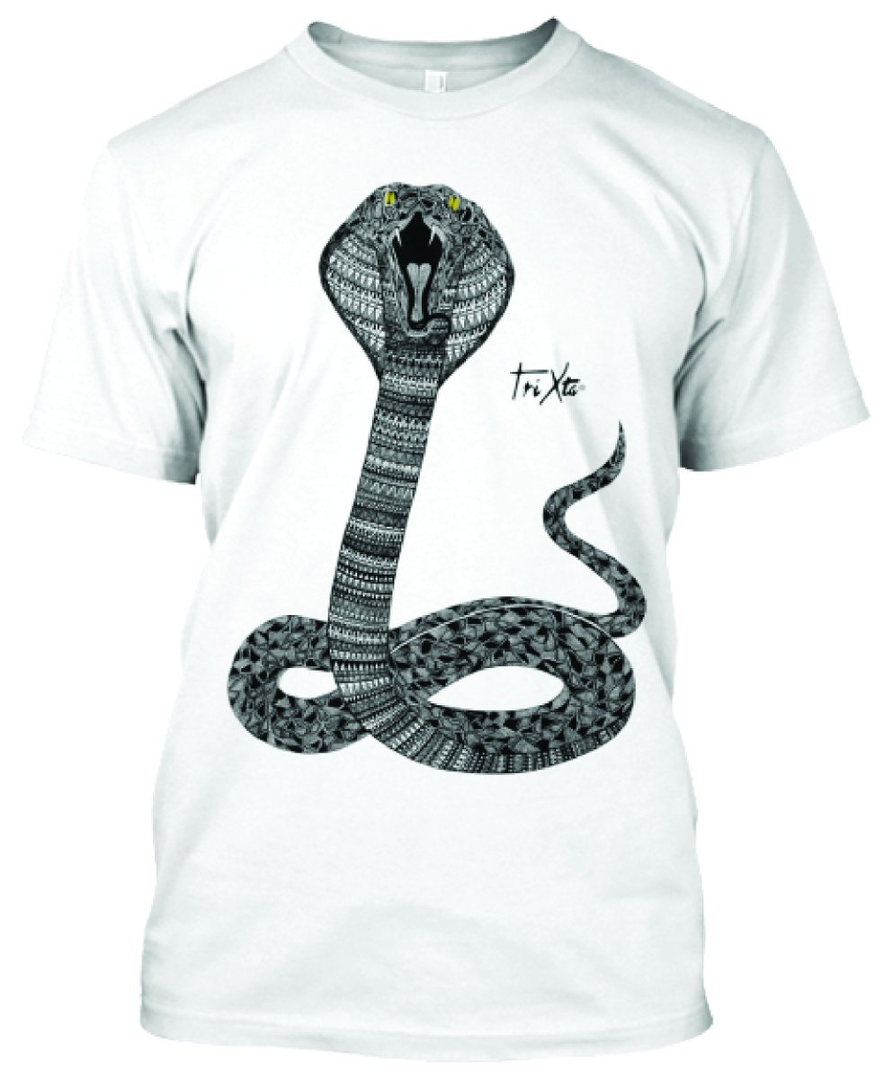 TriXtaDesign's tweet image. Hand-Drawn #Cobra #tshirt Available at #Teespring! get it here teespring.com/cobra-hand-dra… #snakes #reptile #scary #fashion #unique #animals