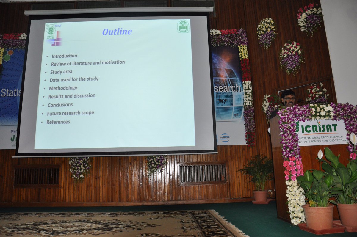 ISASseventy's tweet photo. @ International Conference on 
Statistics &amp; Big Data Bioinformatics in Agricultural Research https://t.co/l2uwvDkGoX