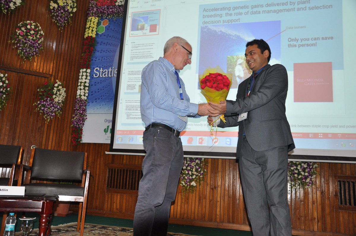 ISASseventy's tweet photo. @ International Conference on 
Statistics &amp; Big Data Bioinformatics in Agricultural Research https://t.co/QYK7Yb8BqD