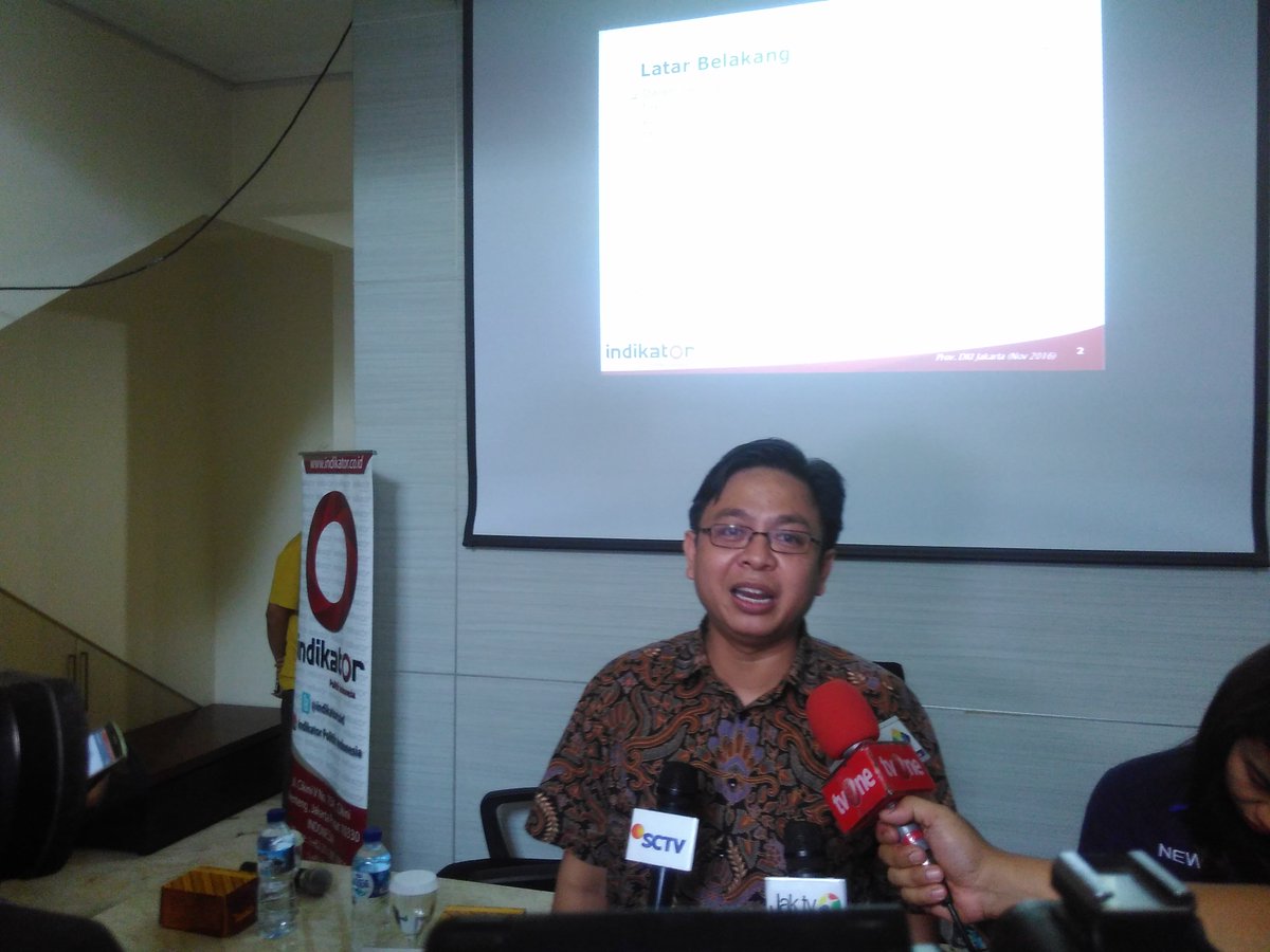 laporannews's tweet photo. https://t.co/xd6CvhXRmx - Burhanudin Muhtadi: Masyarakat Jakarta Banyak Tidak Tahu Progam 3 Calon Gubernurnya https://t.co/mF6v4gIKML https://t.co/gIWRqaW8hg