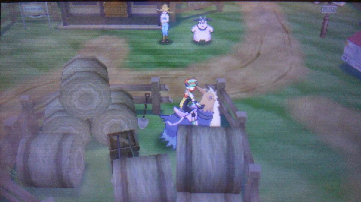 ポケモン シャイニングドロー A Twitter 卵は ここでスティックくるくる回す ライドポケ ムーランドか ケンタロスbダッシュ 発見合図があったら受けとる サンムーン