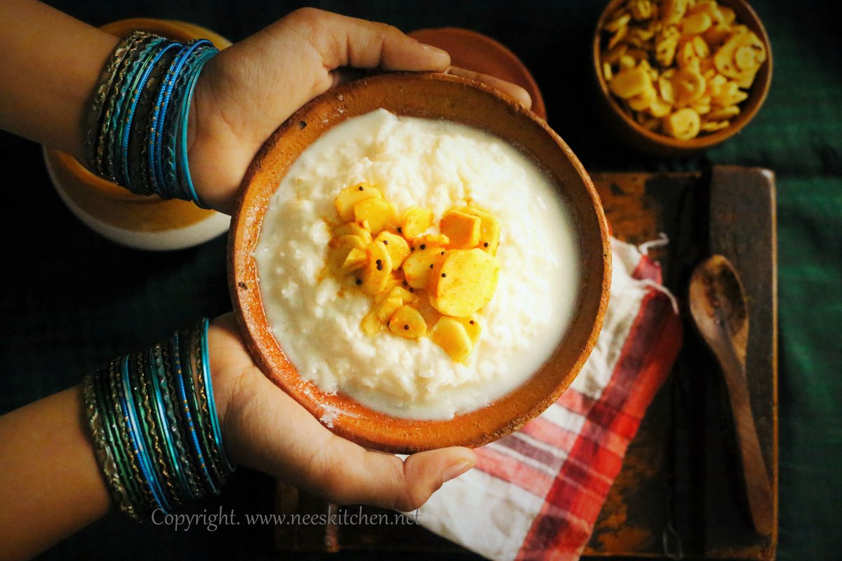 NeesKitchen's tweet photo. Paazhaya saadam or left over fermented rice 
Recipe: https://t.co/48RLPScCJc
Pin: https://t.co/8c8lGQmLhD https://t.co/EhNH5C4Arn
