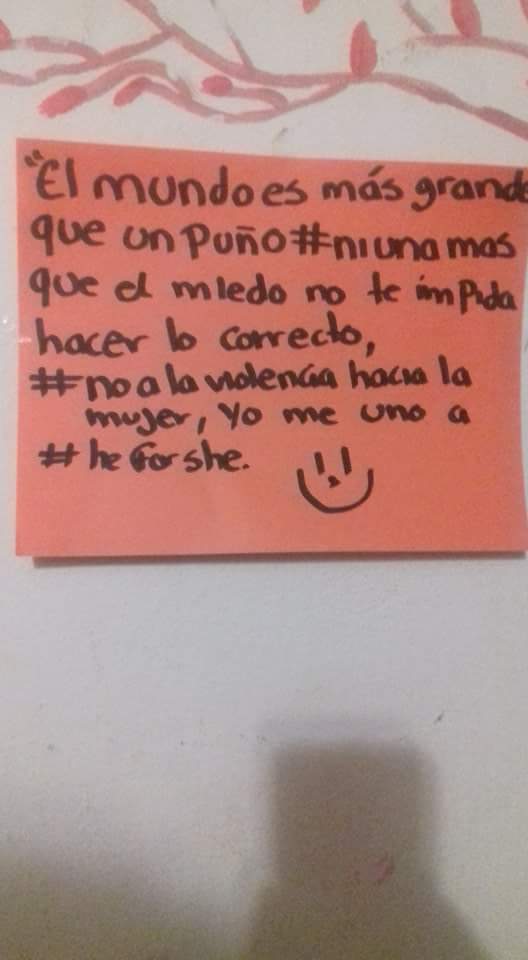 Aling2298's tweet photo. # niunamas
#noalaviolenciahacialamujer
#heforshe 
@JAZCI https://t.co/AfOdbRNIbZ