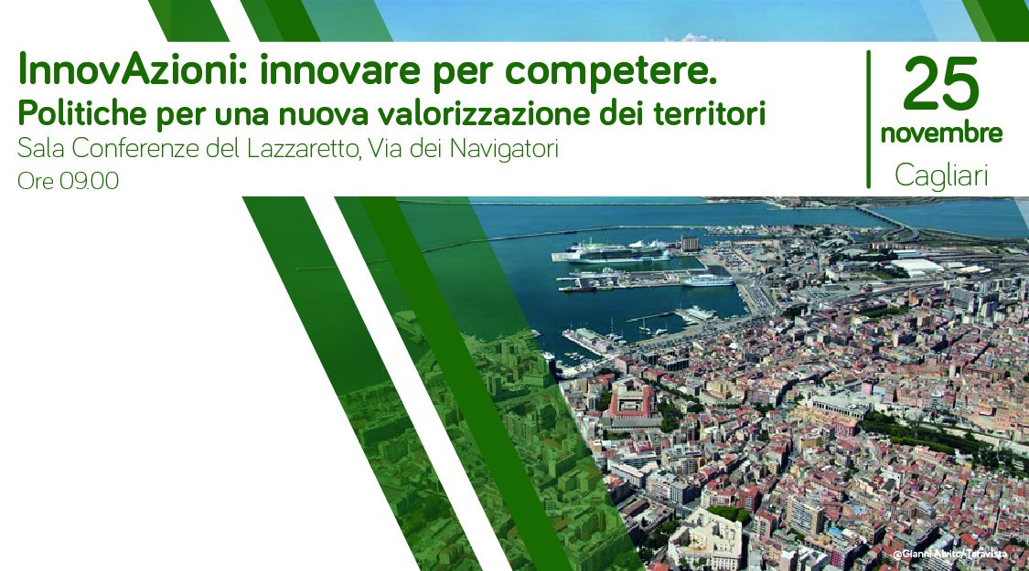 aiapp_lams's tweet photo. InnovAzioni: #innovare per #competere Politiche per nuova #valorizzazione dei #territori #paesaggio #sardegna #progettareterritori #città https://t.co/dqykJSx6b0
