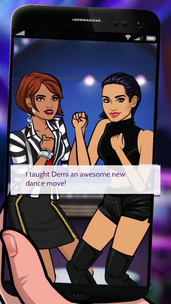 I just taught Demi a new dance move! #demipathtofame bit.ly/EpisodeHere