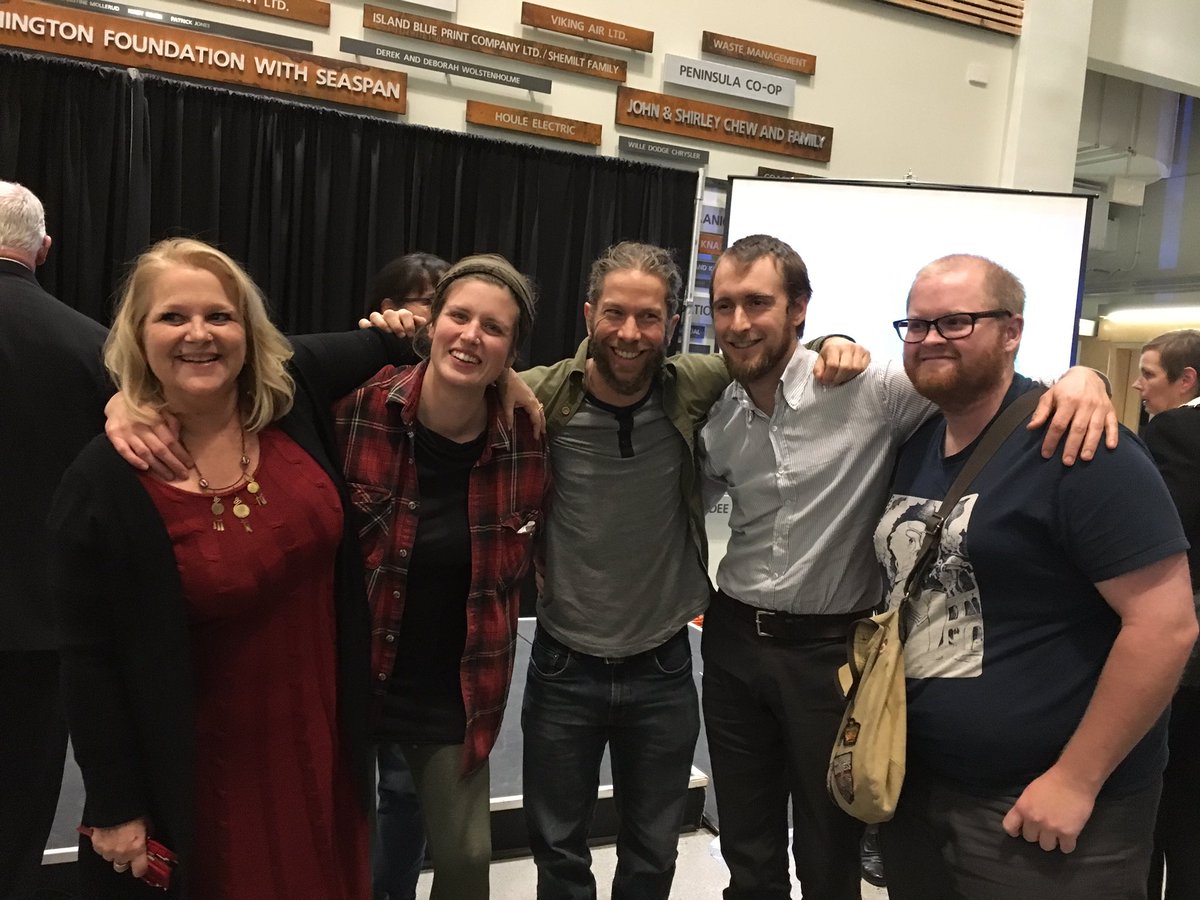 ICET_BC's tweet photo. The ICET team was on hand at #secatalyst gala to support this exceptional social innovation project, Cowichan seed incubator farm. Congrats! https://t.co/I89HsTpp3d