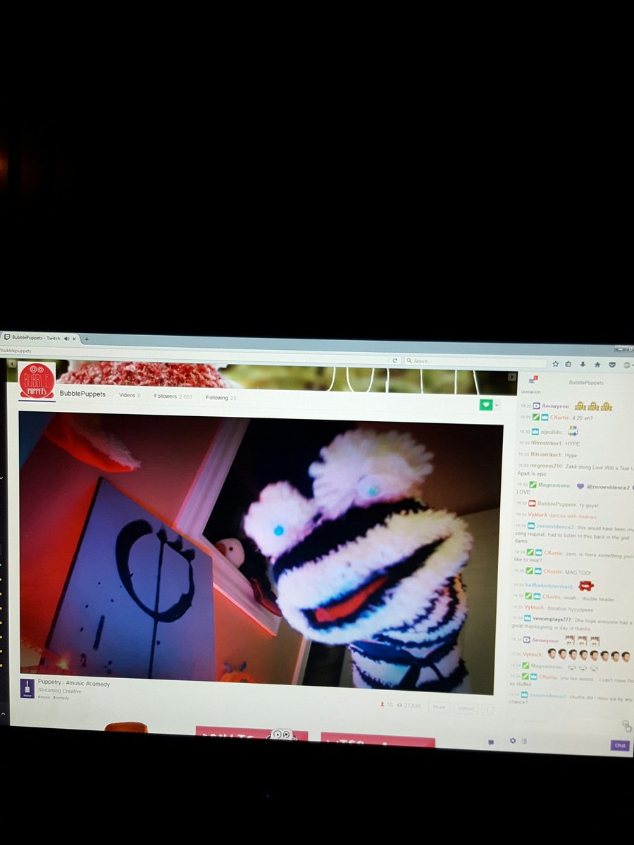 Aeogaming's tweet photo. Best way to end a 6am to 10pm day. #bubblepuppets @BubblePuppets https://t.co/plmx9Gj2Ww https://t.co/vwrGlb2GWb