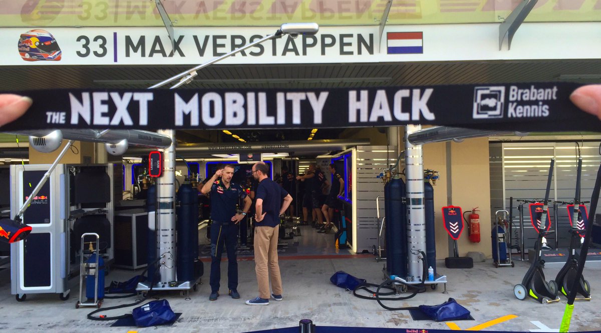 MoniqueRoosen's tweet photo. The #nextmobilityhack #F1 in Abu Dhabi by @Max33Verstappen 😃 #brabantkennis https://t.co/v5g2wR2YHT