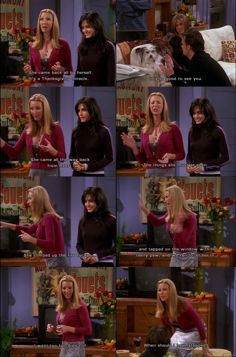 Friends - Phoebe sees Chandler/Monica doing it. on Make a GIF