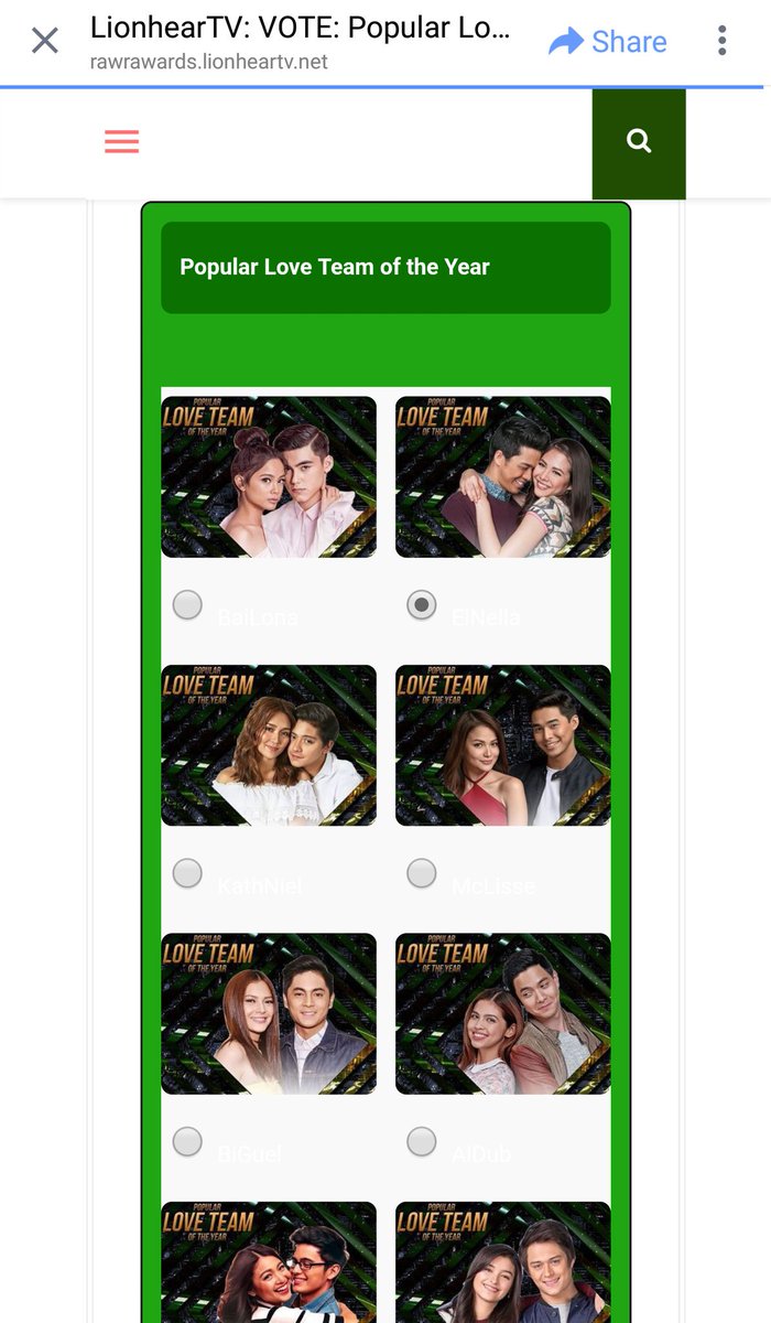 _rubyclaire's tweet photo. Keep on voting for ElNella until Nov.30 
unlimited votes for Popular Loveteam of the year https://t.co/OPicSrrte2