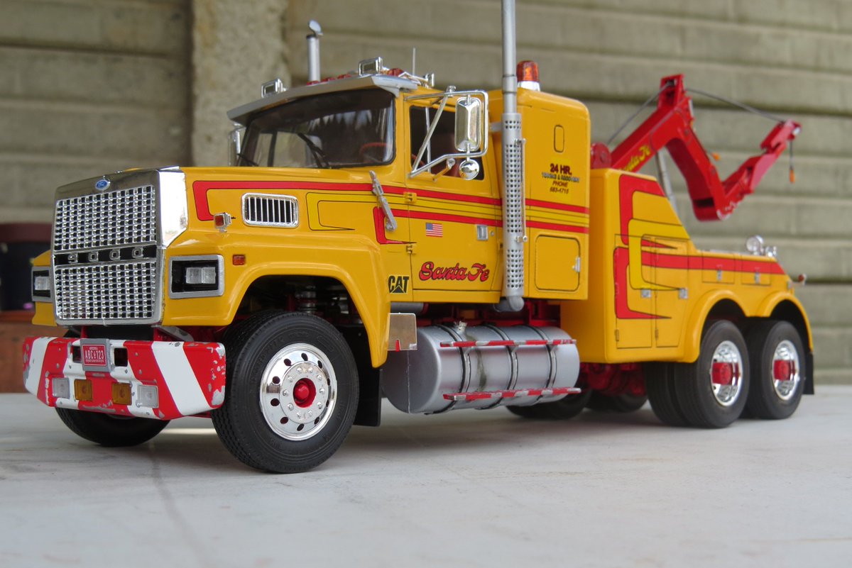 Italeri US Wrecker Truck Kit Camion Dépanneuse Années 90 Échelle 1/24