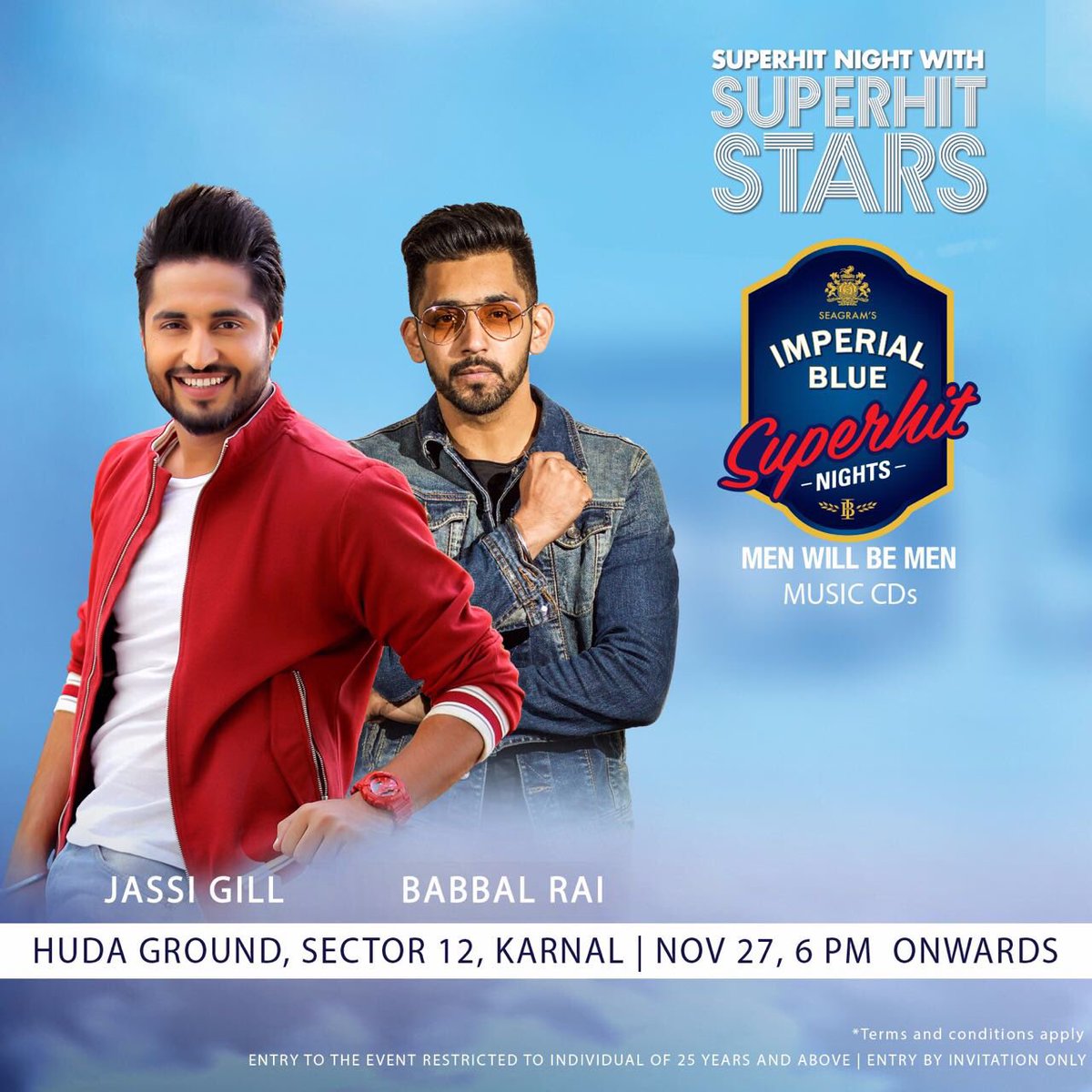 BABBALRAI9's tweet photo. Ready to rock Karnal at Huda Grounds, Sec 12! Seagrams  #ImperialBlueSuperHitNights #teamjassibabbal #j2b #yaarjattde #fullbhangra !! https://t.co/ehKKN0i22v