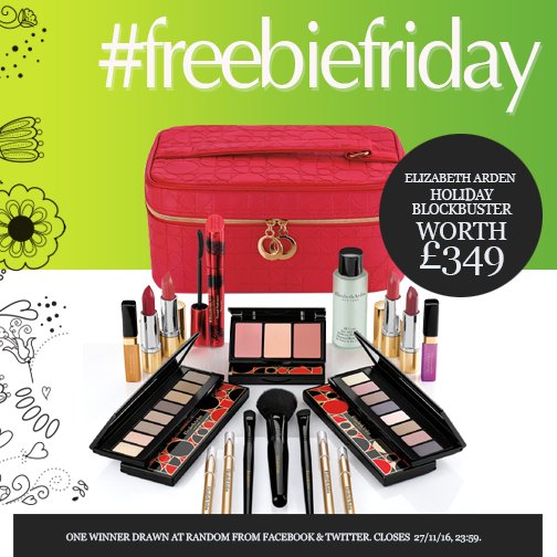 SMOKEYFORMBY's tweet photo. RT @EssentialTeatox: F+RT to #win an incredible bundle of Elizabeth Arden products worth £349! #FreebieFriday https://t.co/TExjZGmqg2 #sjkn