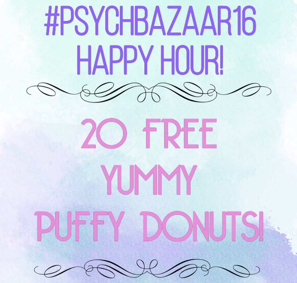 psychbazaar16's tweet photo. Okay korang : 3.30 PM ada HAPPY HOUR which will give away 20 FREE DONUTS for the visitors! Cepat datang HS Square sekarang! https://t.co/AyFQ07Ine8