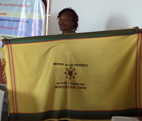 ClaridgeLucy's tweet photo. Mtg on indigenous women's land rights in E &amp; Central Africa: Women are not property - but land is property women can own @OgiekPeoples https://t.co/LtjAGwsIJC