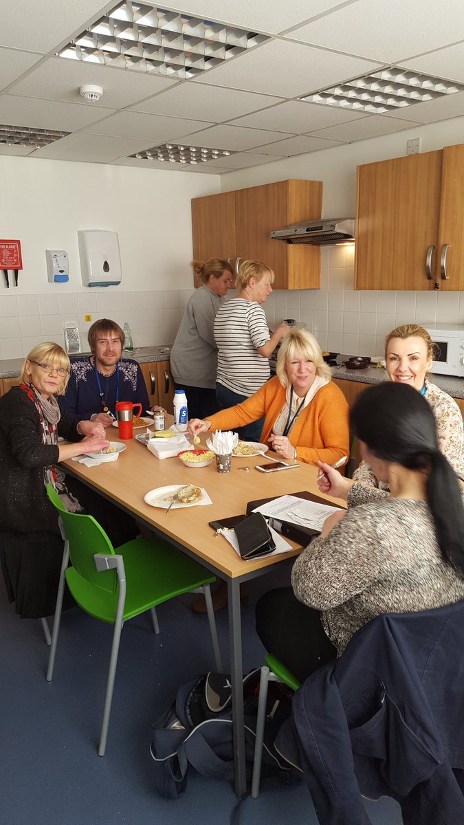 WirralWays_CGL's tweet image. #FoodFridays #WWTR staff helping raise money oh I love Fridays xx