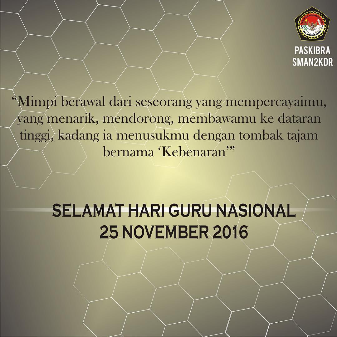 PaskibraSmada's tweet photo. Di hari guru ini jangan lupa ucapkan terimakasih kepada pahlawan tanda jasa kalian ya guys 😊
Selamat Hari Guru Nasional! 🎓 https://t.co/pxroOxdJjQ