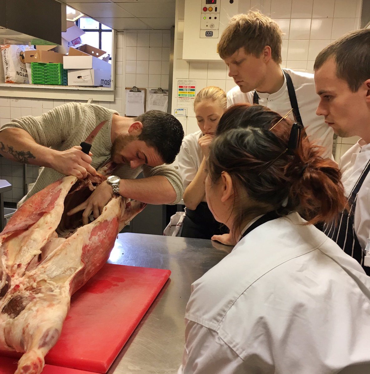 Thank you Russell <a href="/LakeDistrictFar/">Lake District Farmers</a> for giving the team an excellent demonstration this morning!