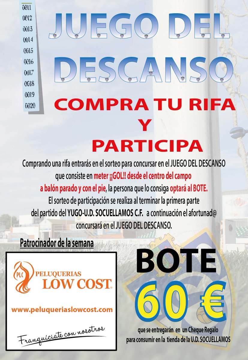 Esta semana aumentamos bote en el juego del descanso gracias al patrocinio de <a href="/lowcostpelu/">Peluquerías Low Cost</a> . ¿Te animas a participar?