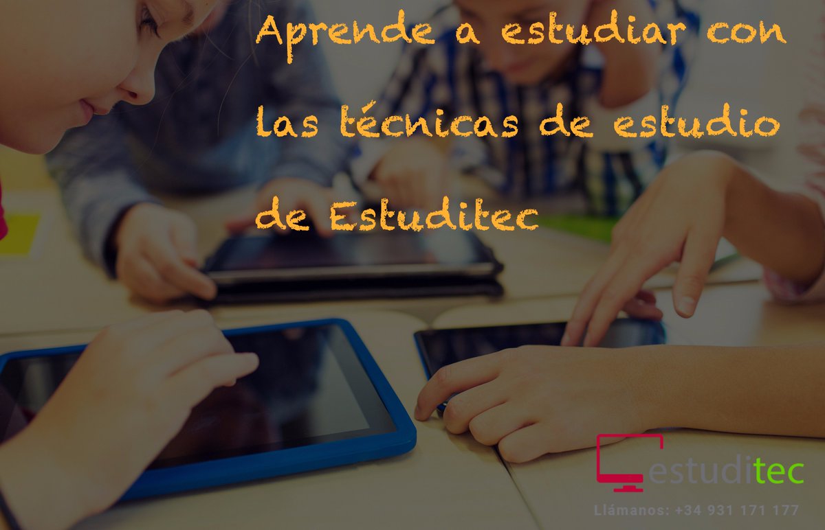 Estuditec's tweet image. ¿Aún no has probado nuestras técnicas de estudio para aprender a estudiar y sacar buenas notas? ¿A qué esperas? estuditec.com