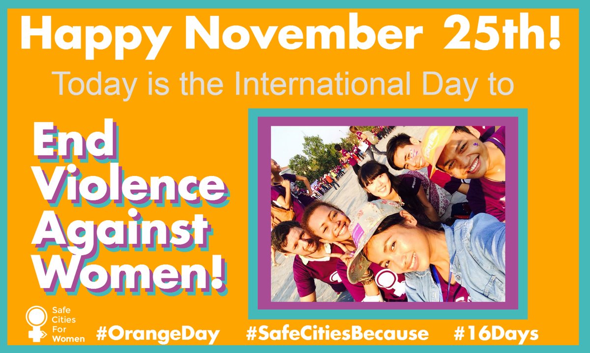 ActionAidUK's tweet image. Happy #16days of activism! Check out #hadituptohere + #safecitiesbecause to see amazing women all over the world campaigning to end #vawg.