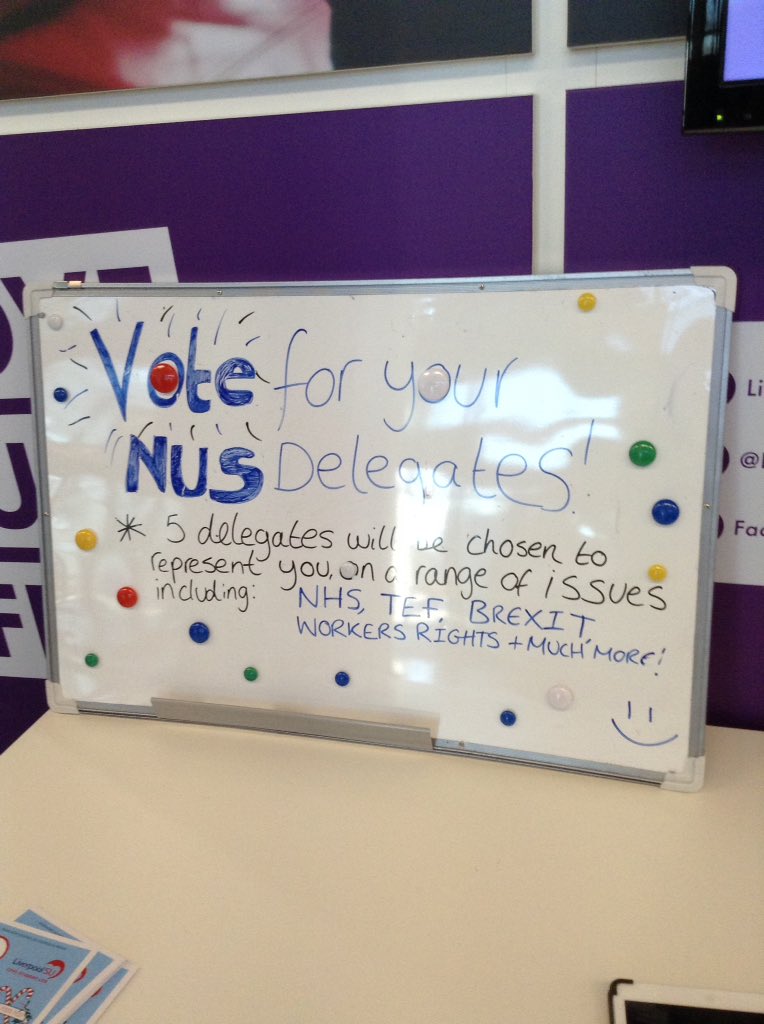 JMSUstudentteam's tweet photo. Last day to vote for your #NUSdelegate ! Come and vote at Byrom Street - we have free rock!🍬🍬🍬 #MakeItHappen https://t.co/k7M1GJBo8U