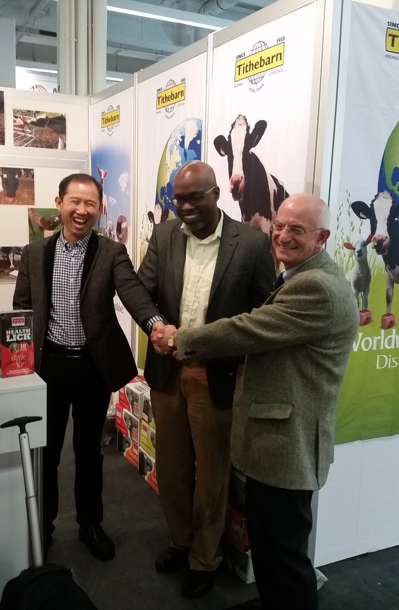 ExportTithebarn's tweet photo. Thank you! @EuroTier Amazing platform for trading partners from all corners of the world!! @cooperkbrands @AlblimyVet @interchemie #Hannover https://t.co/ucre6hhKzx
