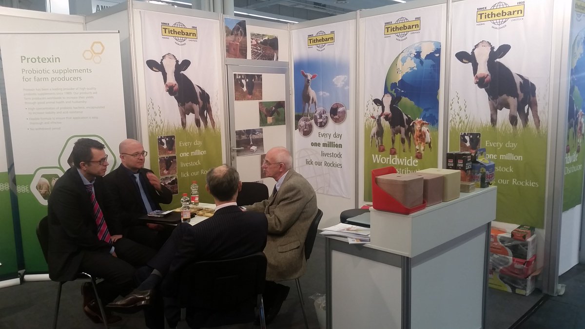 ExportTithebarn's tweet photo. Thank you! @EuroTier Amazing platform for trading partners from all corners of the world!! @cooperkbrands @AlblimyVet @interchemie #Hannover https://t.co/ucre6hhKzx
