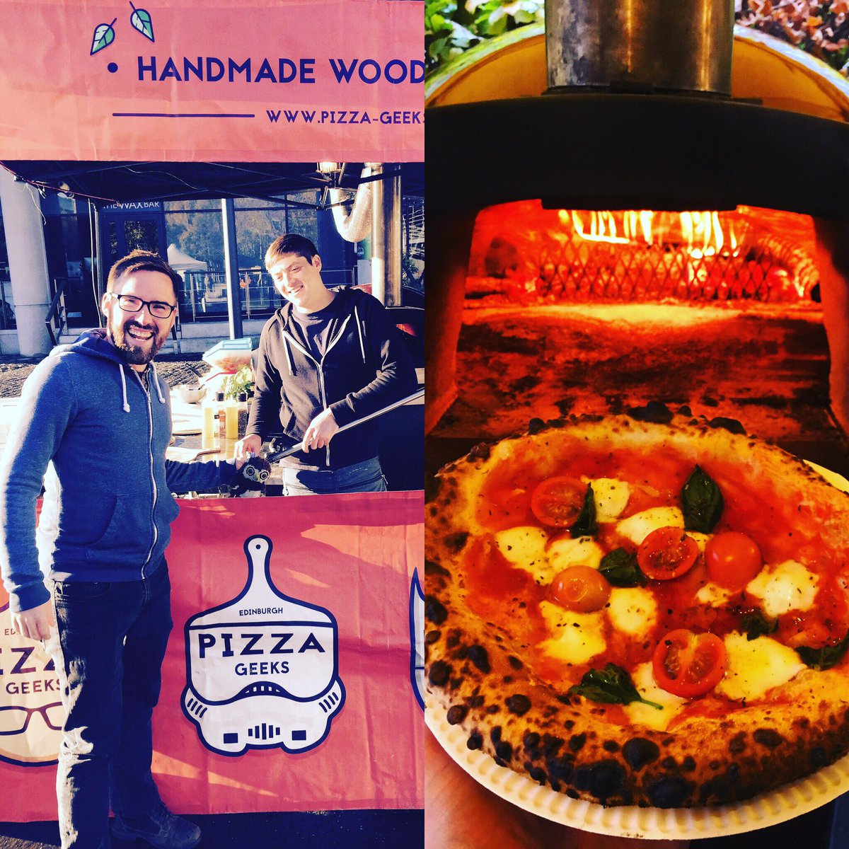 pizza_geeks's tweet photo. Back down at @FountainFridays until 5pm! Classic menu and a guest appearance from Macca aka Commander Riker! You have the bridge number 1! https://t.co/yOEehWK3XG