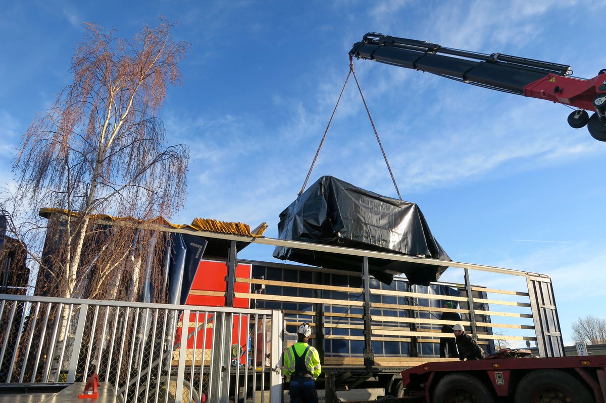 JustsenEnergi's tweet image. 995 kW straw fired hot water boiler system ready for Swarbrick Hall Farm in England with @CoreBiomass #biomass #boiler #energy