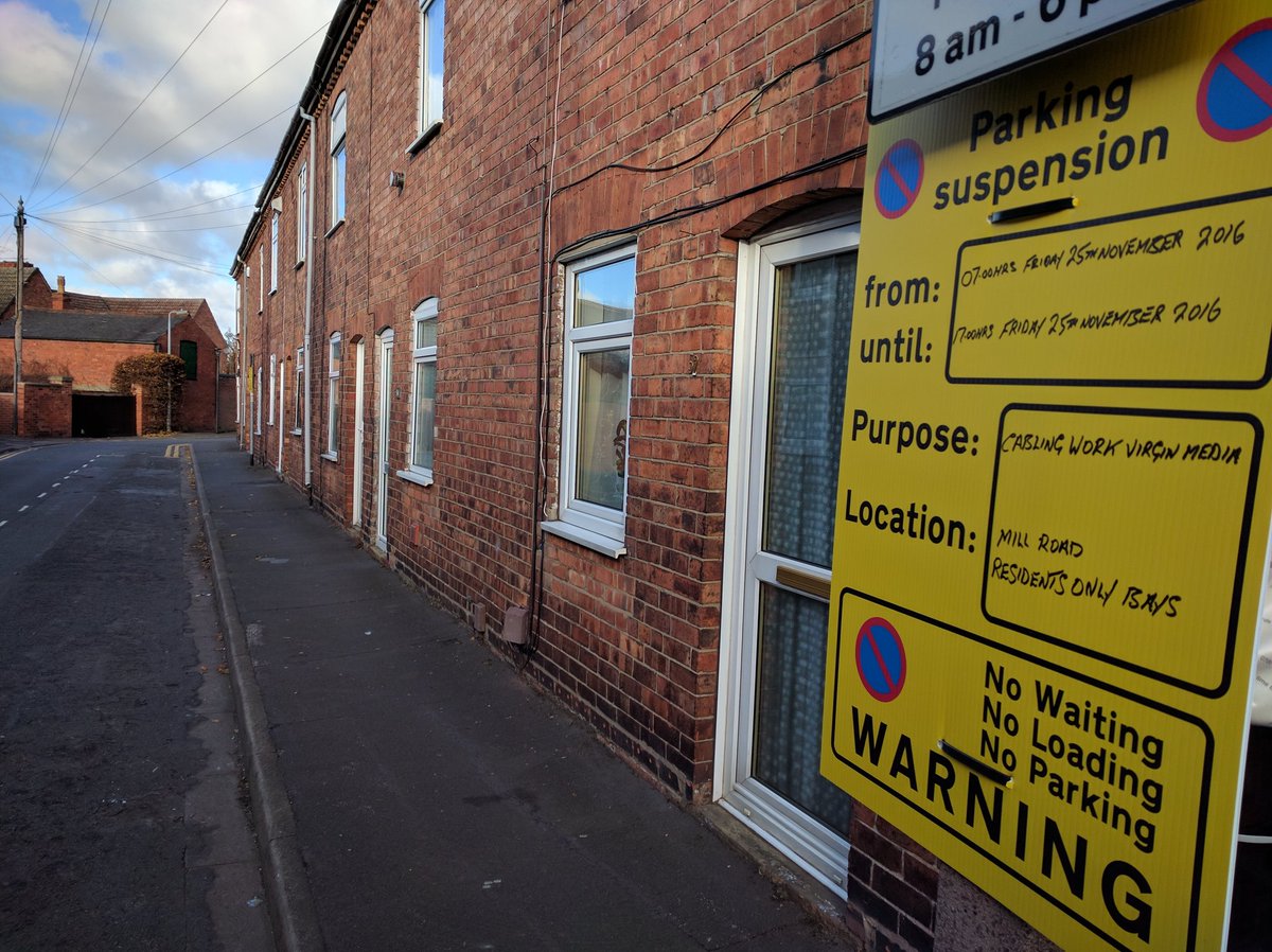 IamShepherdicus's tweet photo. @virginmedia so when are these works starting today in LN1 3 area #lincoln ? Not very convenient in a heavily monitored permit park zone. https://t.co/FVgJDBwiWk