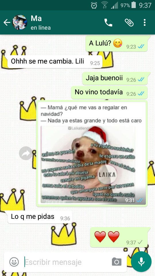 GiuliFraticelli's tweet photo. Mi mamá me mima https://t.co/vPrRbWm4Wq