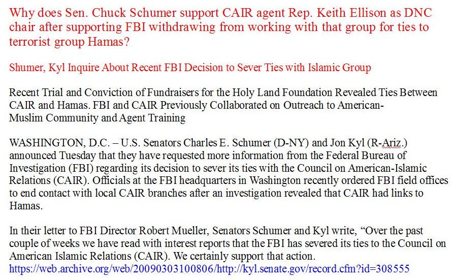 1DoWhatIsRight's tweet photo. #chuckschumer #KeithEllison #MuslimBrotherhood #Muslim #ShariaLaw #Sharia #EllisonforDNCChair! #Keith4Chair! #OccupyDNC #DNCChair #DNC https://t.co/dLkfI4jeAm