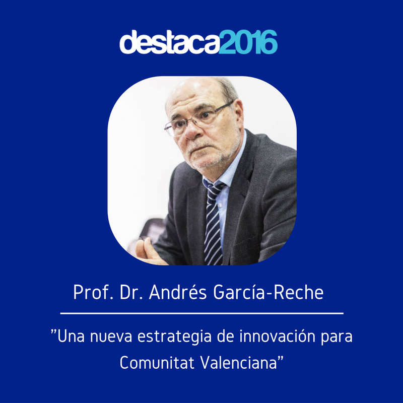 feriadestaca's tweet photo. 🔵 SALA CONFERENCIAS 09:30 | Prof. Dr. Andrés García Reche, Vicepresidente Ejecutivo del Consell Valencià de la Innovació ➡️ #Destaca2016 https://t.co/8guHW2DdDU
