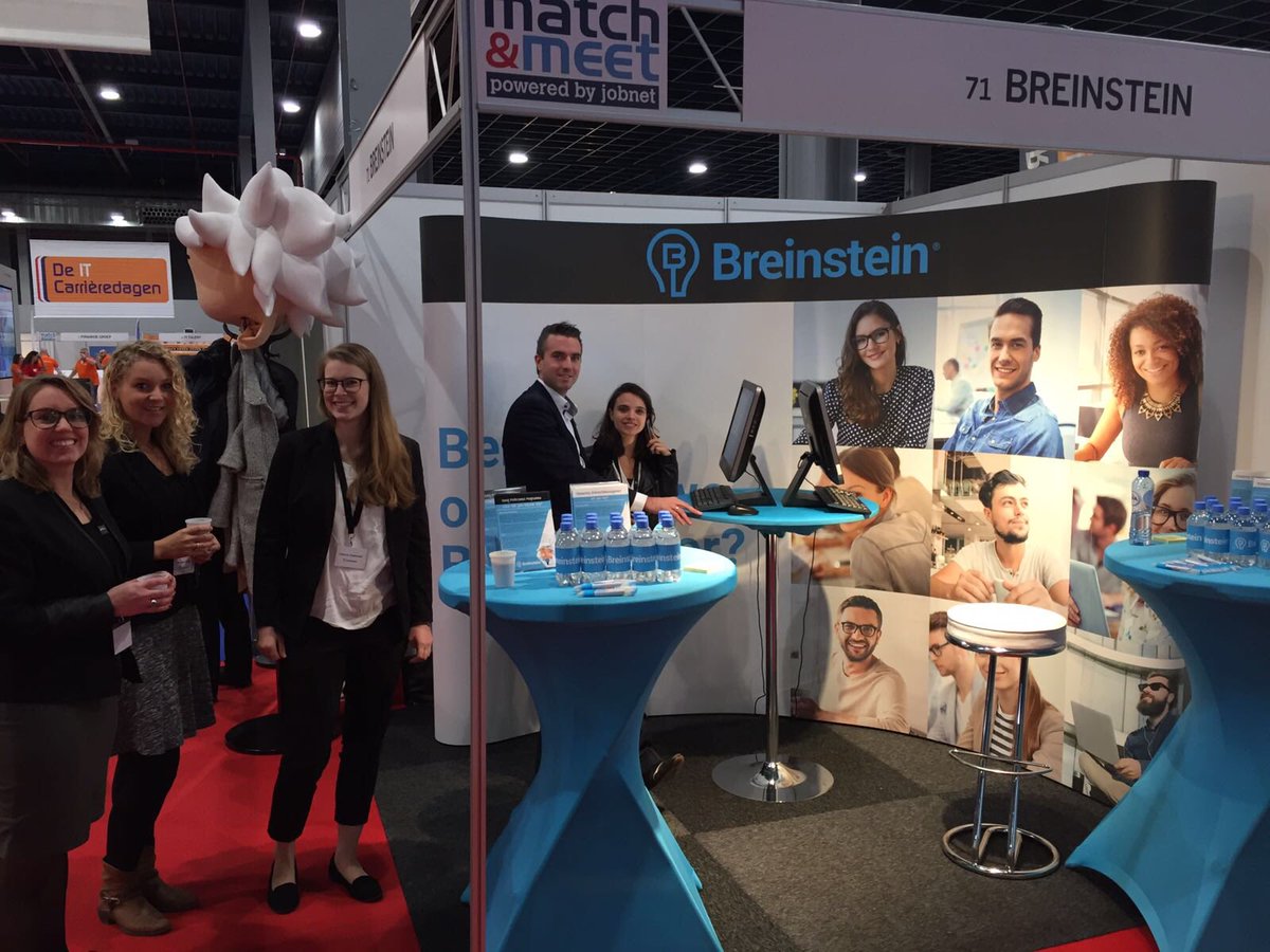 BreinsteinNL's tweet photo. Wij zijn klaar voor jou op de #Carrièredagen in de @jaarbeurs #Utrecht! Tot zo in de Traineestraat 71! https://t.co/KsqNYT57jj