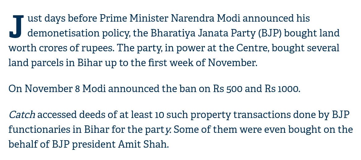 geetv79's tweet photo. #नोटबंदी_घोटाला
BJP Bought Land for Crores 💰
Just In Time Before NoteBan
#ModiSurgicalStrikeonCommonMan To Enrich Themselves
#भाग_मोदी_भाग https://t.co/TWUaHIoDlK