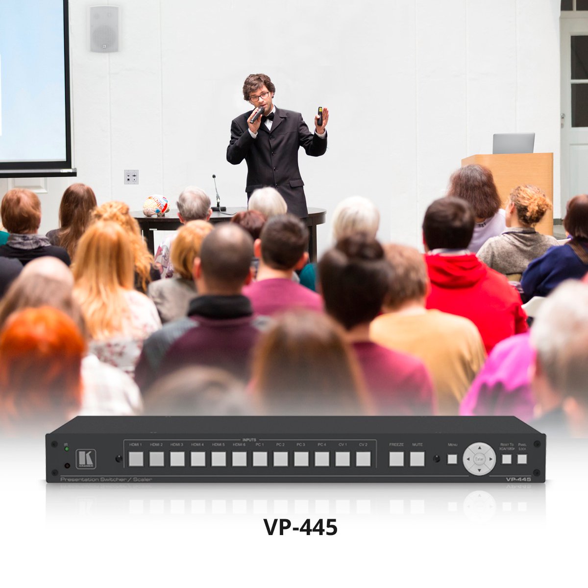 ONAVLTD's tweet photo. Check out the new @KramerElec ProScale™ Presentation Switcher w/ mix of Digital (HDMI) &amp; #LegacyAV (VGA, Composite Video) 4 https://t.co/FaaPrYnVry
