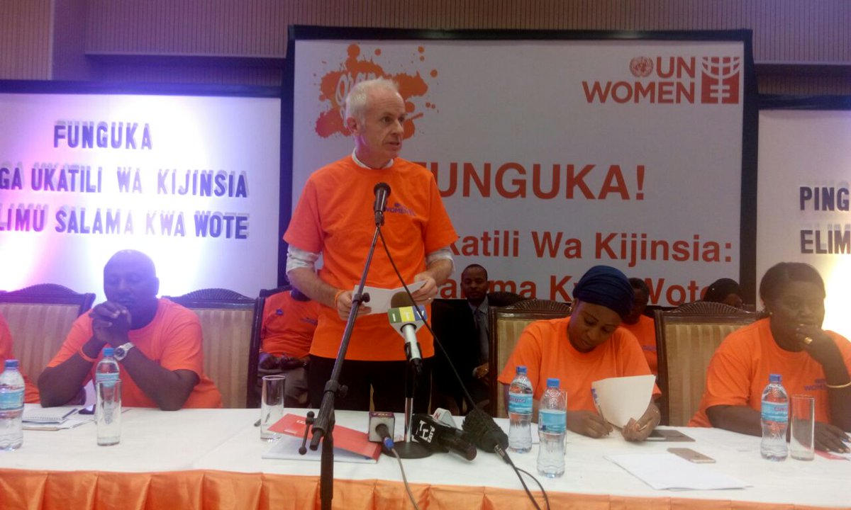 IrlEmbTanzania's tweet photo. In Tanzania, almost 40% of women have experienced physical violence #irishaid join hands to fight GBV #orangetheworld #16days https://t.co/Th61JvNDht