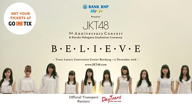 Dapatkan tiket JKT48 5th Anniversary Concert dengan mudah lewat aplikasi GO-TIX oleh <a href="/gojekindonesia/">Gojek Indonesia</a>: bit.ly/jkt48tix