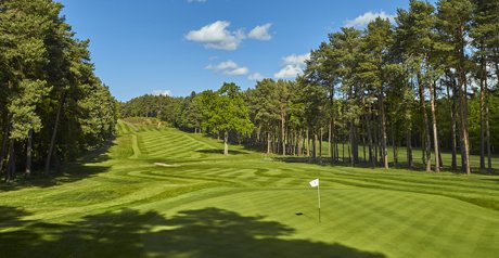 ThePGA's tweet photo. The fabulous 14th @FoxhillsSurrey's Longcross course  - battleground for next year's #pgacup https://t.co/UGkHKiaR1n https://t.co/h9AOp2q45U
