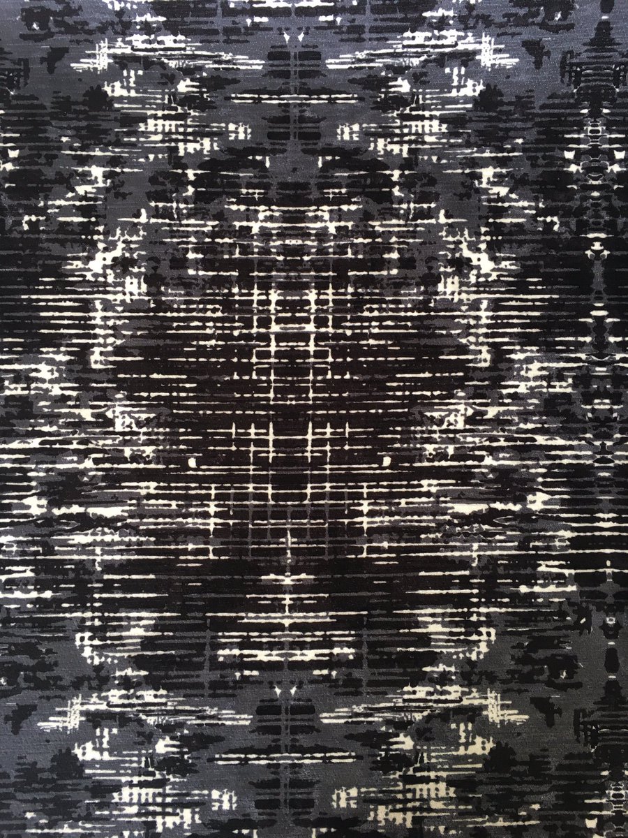 Forget #BlackFriday let's celebrate #BlackFabric with the striking Wired black luxury velvet #pattern #print #velvet